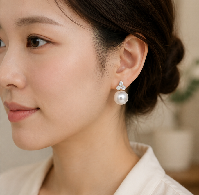 Pearl Bloom Earrings