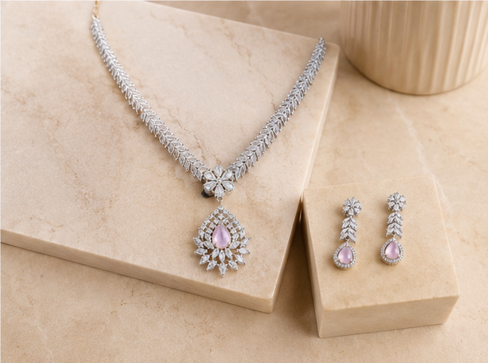 Blush Royale Necklace Set