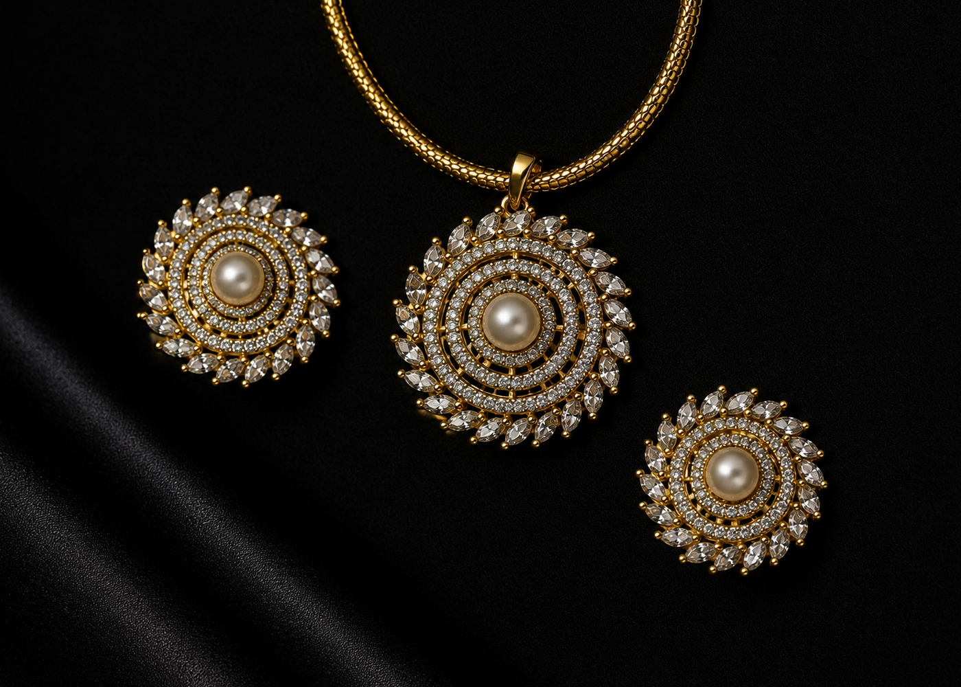 Pearl Radiance Pendant Set