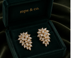 Majestic Marquise Cluster Statement Studs