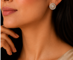 Imperial Multi-Layered Circular Chakri Studs