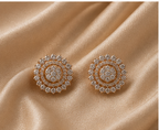 Imperial Multi-Layered Circular Chakri Studs
