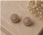 Imperial Multi-Layered Circular Chakri Studs