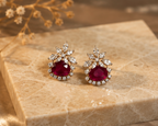 Ruby Royale Earrings