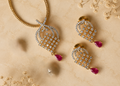 Ruby Cascade Pendant Set