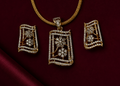 Diamond Bloom Pendant Set