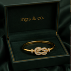 Infinity Knot Statement Bangle
