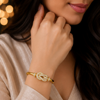Infinity Knot Statement Bangle