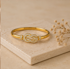 Infinity Knot Statement Bangle