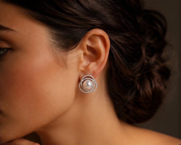 Celestial Pearl Studs