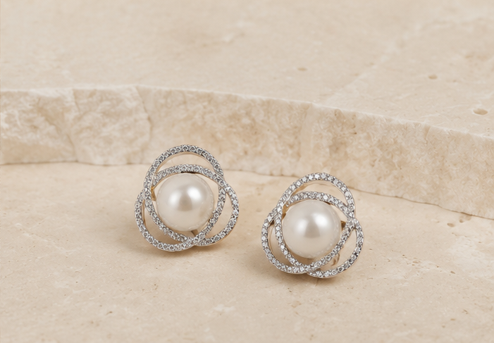 Celestial Pearl Studs