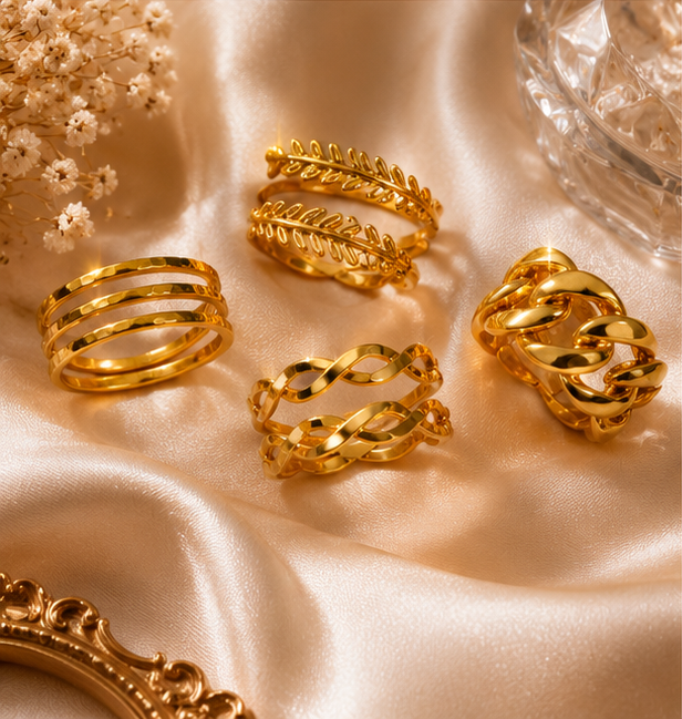 Premium Minimalist Stackable Ring Set