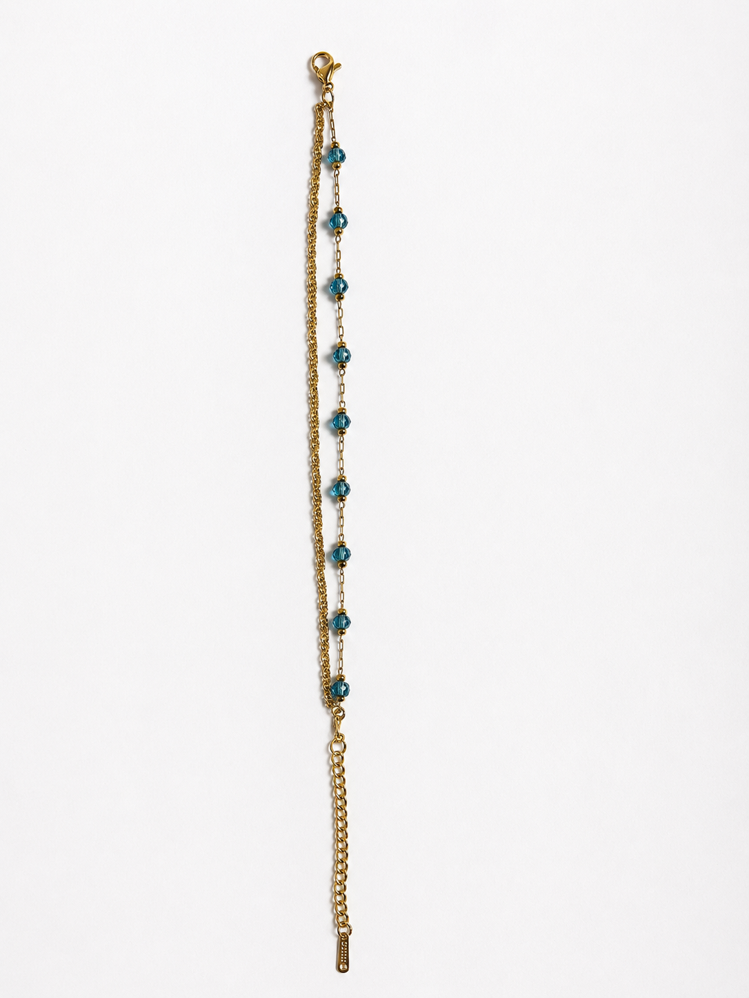 Dainty Azure Bead Layered Bracelet | MPS & Co.