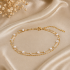 Delicate Double Layer Pearl Bracelet | MPS & Co.
