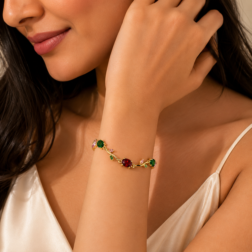 Multicolor Botanical Stone Bracelet | MPS & Co.
