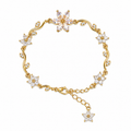 Crystal Blossom Floral Vine Bracelet | MPS & Co.