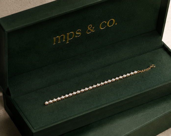 Dainty Geometric Starburst Station Bracelet | MPS & Co.