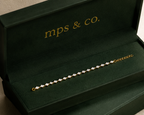 Elegant Princess Cut Diamond Station Bracelet | MPS & Co.