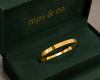 Iconic Minimalist Screw Motif Bangle | MPS & Co.