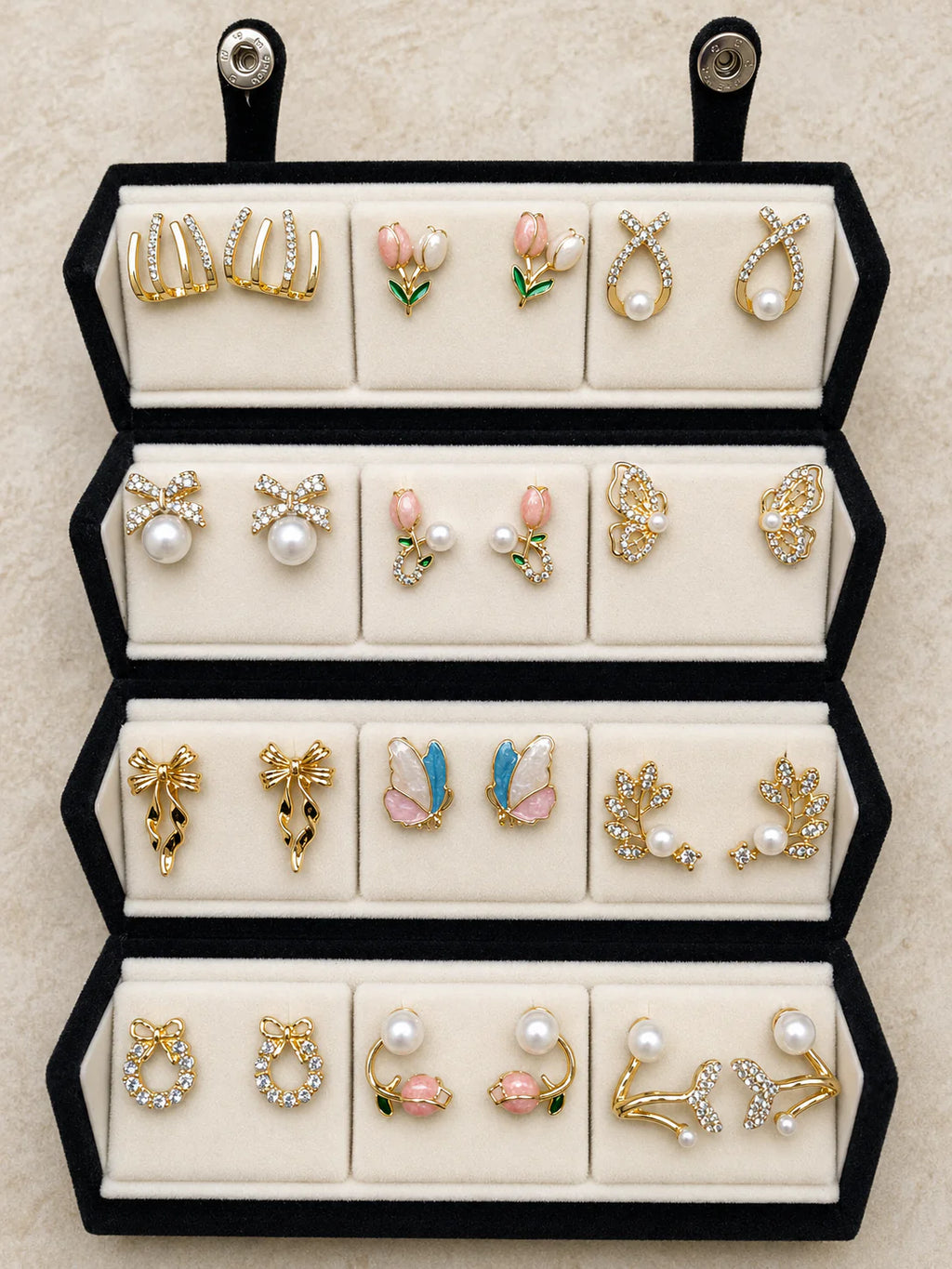12-Pair Earring Collection Gift Box