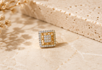 Contemporary Geometric Men's Single Ear Stud | MPS & Co.