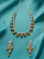 Canary Blossom Radiant Droplet Necklace Set