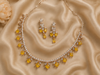 Canary Blossom Radiant Droplet Necklace Set