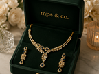 Midnight Sapphire Vine Symphony Necklace Set