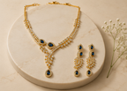 Midnight Sapphire Vine Symphony Necklace Set
