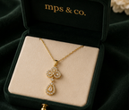 Elegant Ornate Crystal Marquise Drop Pendant | MPS & Co.