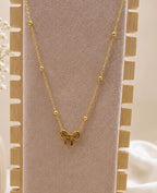 Minimalist High-Polish Bow Motif Pendant | MPS & Co.