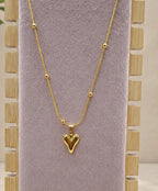 Minimalist Polished Puff Heart Pendant | MPS & Co.
