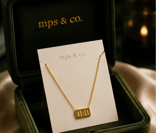 Elegant 11:11 Angel Number Bar Pendant | MPS & Co.