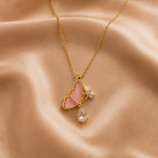 Enchanted Butterfly Tear Pendant Necklace | MPS & Co.