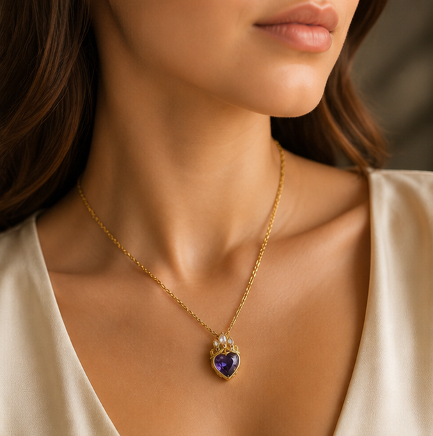 Rapunzel Princess Heart Pendant Necklace | MPS & Co.