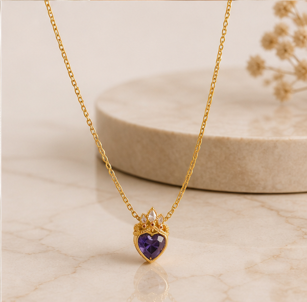 Rapunzel Princess Heart Pendant Necklace | MPS & Co.