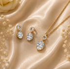 Classic Oval Solitaire Pendant Set | MPS & Co.