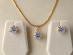 Brilliant Round Solitaire Pendant Set | MPS & Co.