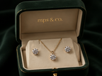 Brilliant Round Solitaire Pendant Set | MPS & Co.