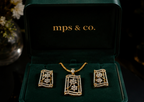 Diamond Bloom Pendant Set