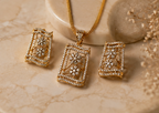 Diamond Bloom Pendant Set
