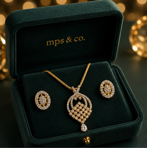 Crystal Grace Pendant Set