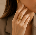 Abstract Liquid Drip Statement Ring | MPS & Co.