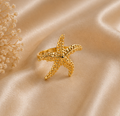 Textured Starfish Coastal Statement Ring | MPS & Co.