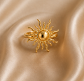 Polished Celestial Sunburst Statement Ring | MPS & Co.