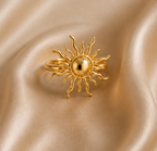 Polished Celestial Sunburst Statement Ring | MPS & Co.