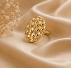 Chunky Woven Mesh Statement Ring | MPS & Co.