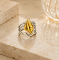 Two-Tone Ocean Shell Multi-Band Ring | MPS & Co.