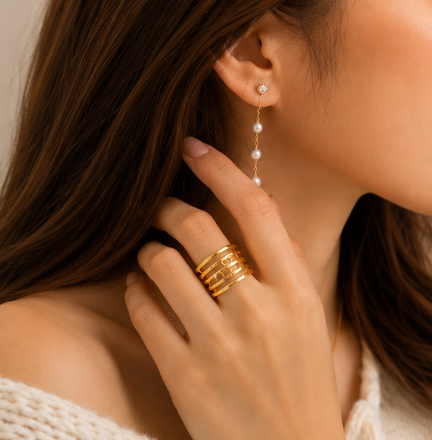 Multi-Band Circular Open Wide Ring | MPS & Co