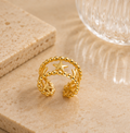 Celestial Star & Beaded Band Adjustable Ring | MPS & Co.